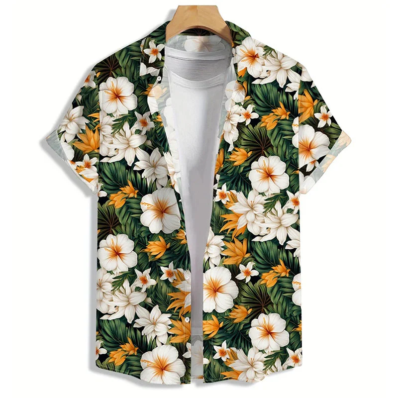 Alessandro Veneti Hawaiian Style Button-Up Shirt