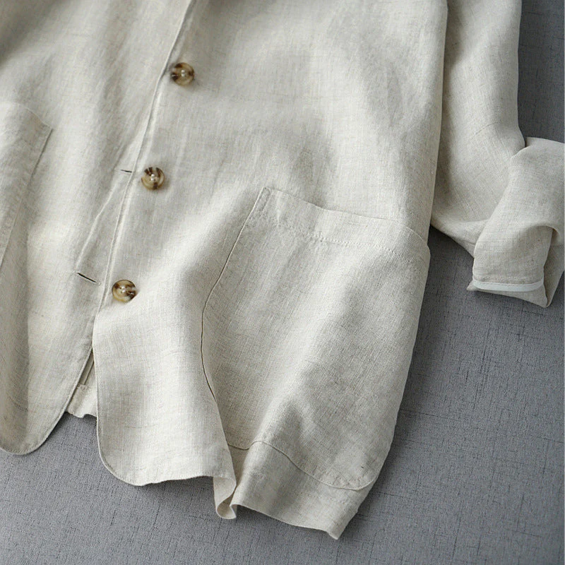 ChloƩ Montclair Chic Linen Blazer - Image 5