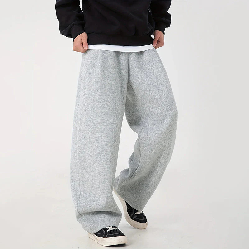Men’s Oversized Sweatpants with Wide-Leg Cut