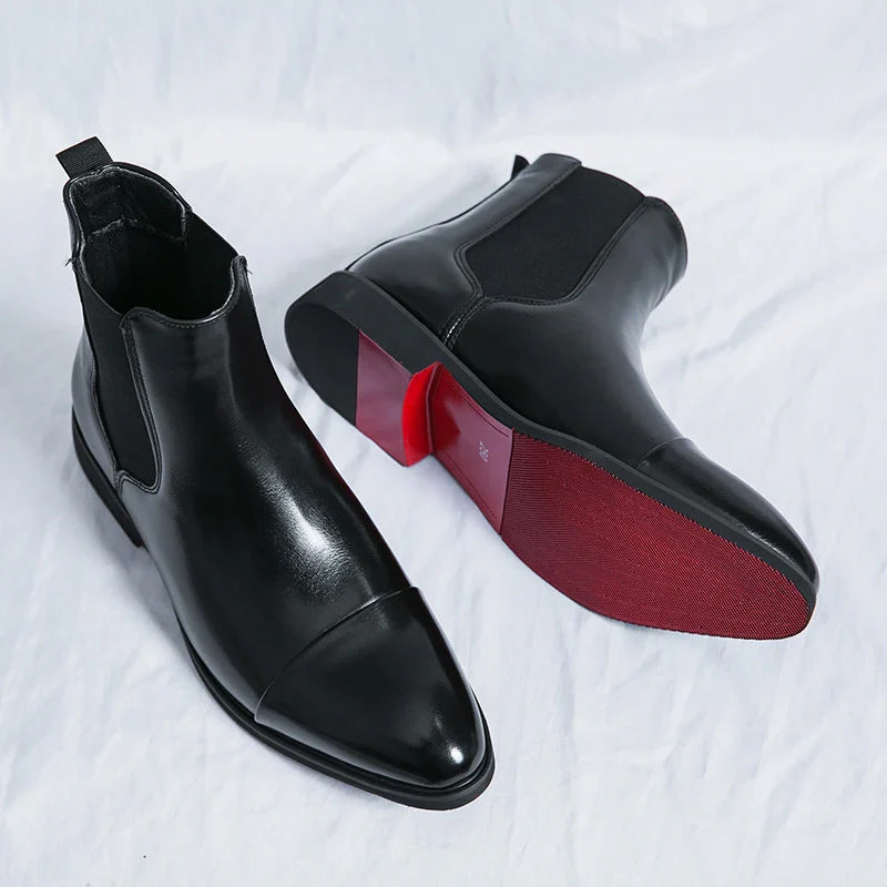 Orrin Signature Leather Chelsea Boots