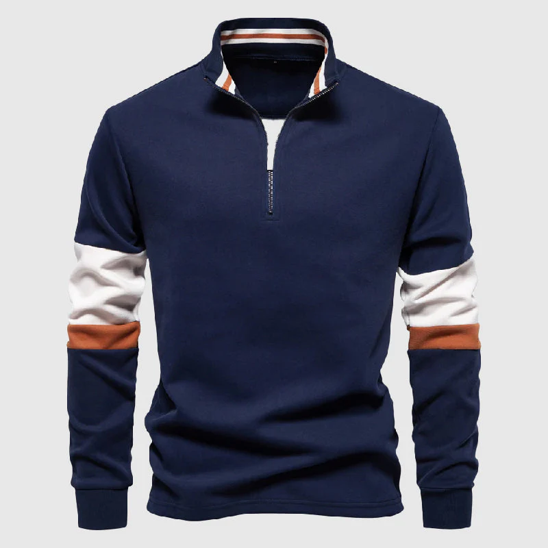 Roberto Russo Casual Patchwork Pullover - Image 2