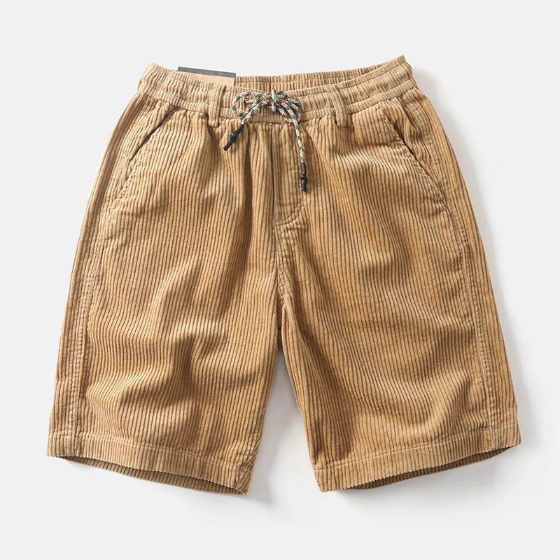Roberto Russo Corduroy Drawstring Shorts